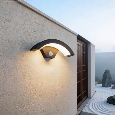 Waterproof LED Outdoor Wall Light with Motion Sensor