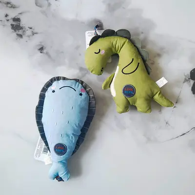 Orman köpeği peluş oyuncak, ısırmaya dayanıklı ve sesli