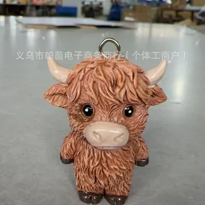 Брелок «Highland Cow», маленькая хайлендская корова для тебя