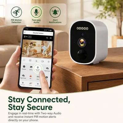 4G battery camera with SIM card remote viewing