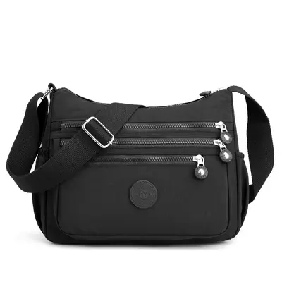 Minimalist Women's Shoulder Crossbody Bag, Multi-Layer Large Capacity - 8