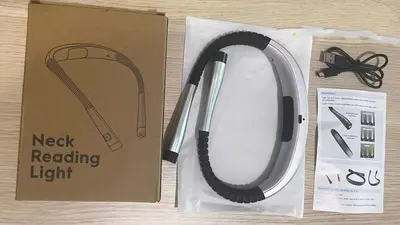 LED Neck-Hanging Light, USB Rechargeable, Tri-Color Adjustable, Eye-Protection - 8