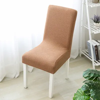 Polar polar high elastic chair covers, corn velvet half chair covers, thickened hotel dining table and chair covers cross-border supply - 12