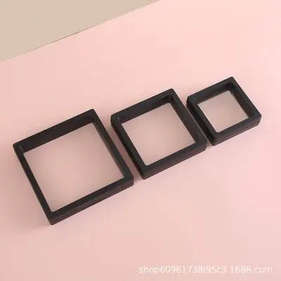 PE Jewelry Box Bracelet Storage Box Jewelry Display Box Floating Box Cultural Relic Film Box Transparent Elastic Wearable Nail Box