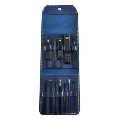 Taşınabilir high-end tırnak makası seti kozmetik çantası Alman Seiko ev kaliteli manikür mini tırnak makası seti - 10