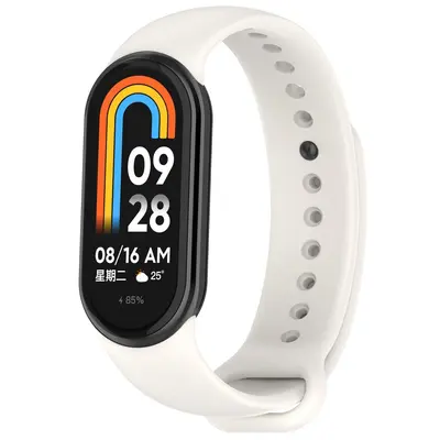 Xiaomi Mi Band 9, 10, 11 için Silikon Kordon, Metal Toka, Mi Band 8 NFC Uyumlu
