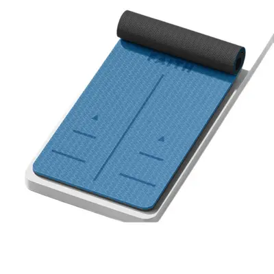 Коврик для йоги Fitness Extended Wide Exercise Training Mat Non-Slip Soundproof Shock-Absorbing TPE Yoga Mat for Men - 6