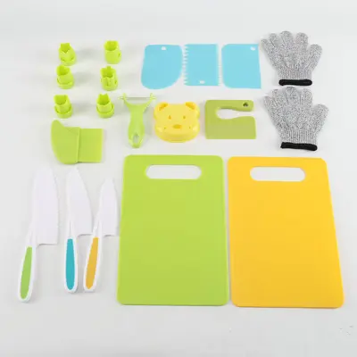 Kindermesser-Set, Kunststoff, sicheres Obstmesser - 13