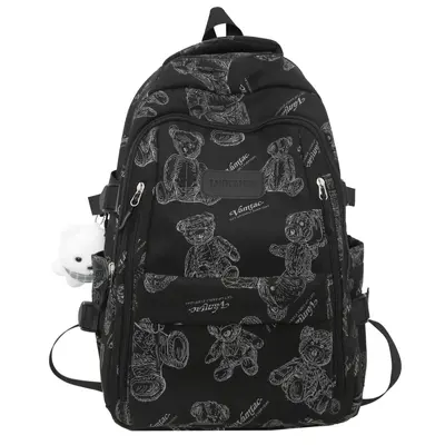 Girls' school backpack, lightweight, large capacity - 9