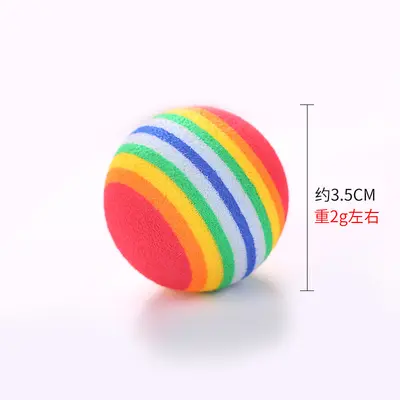 EVA Foam Cat Ball Toy with Planet Texture - 10