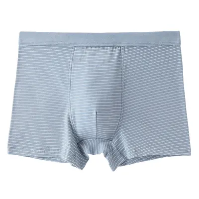 Pure Cotton Men's Seamless Breathable Boxer Briefs Plus Size Mid-High Waist - 11