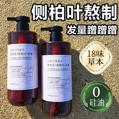 Platycladus Leaf Herbal Shampoo with Ginger for Oil Control - 9