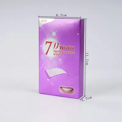 7D purple teeth whitening strips sensitive gums
