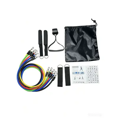 11-Piece Resistance Band Set Chest Muscle Training