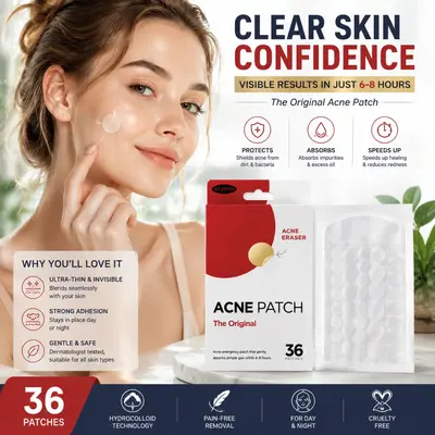 Патчи от прыщей для внешней торговли через границу ACNE PATCH Full English Portable Patch Hydrocolloid Acne Pimple Patch Custom - 2