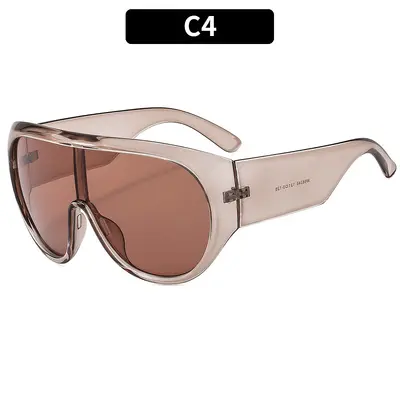 Large Frame Protective Sunglasses, Unisex Fashion Style - 9