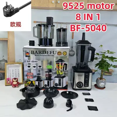 3L blender, 8 fonksiyonlu, paslanmaz çelik, yüksek güçlü motor - 12