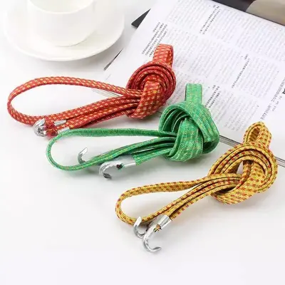 Motorrad-Spanngurt mit Haken, elastisches Gepäckband - 5
