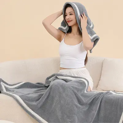 7A antibakteriyel banyo havlusu, kalınlaşmış emici, hızlı kuruyan - 8