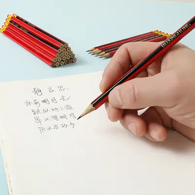 2B Pencils for Exams and Sketching, HB with Eraser Tip, Primary School Grade 1