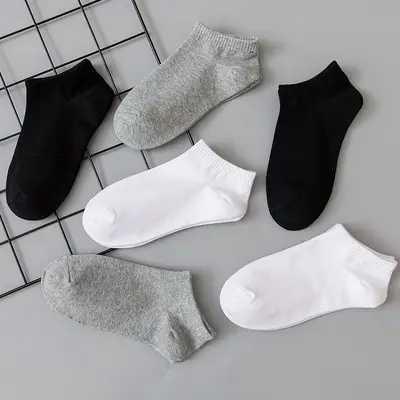 Unisex Thin Invisible Short Socks, Four Seasons, Disposable