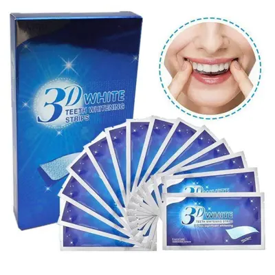 WHITE Teeth Whitening Strips 3D 5D 9D, Removes Yellowing - 3