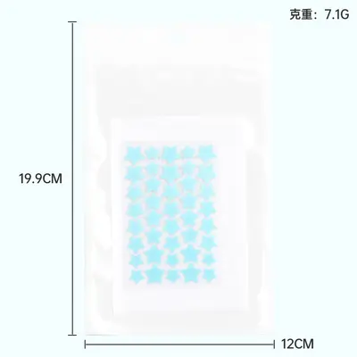 Star-Shaped Acne Patches, Concealing, Thin, Breathable, Day and Night Use - 10