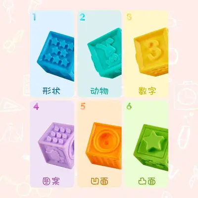 Baby & Toddler Large Building Blocks, Early Education Toy, Bagged - 4