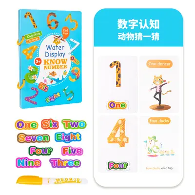Magic water painting book, reusable water doodle coloring book - 9