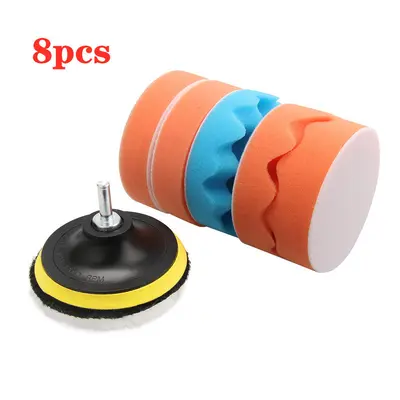 Cross-border spot 3 inch foam polishing pad set paint grinding polishing buffing tool scratch repair foam wheel - 9