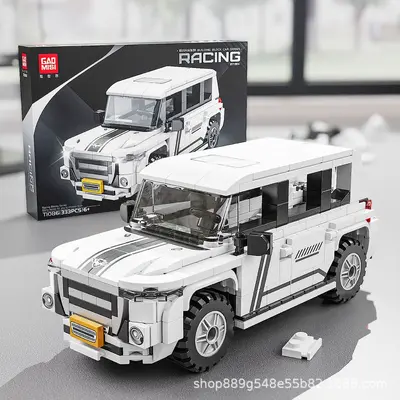 Off-Road Araba Yapı Taşı Seti, Lego Uyumlu, Çocuk Hediyesi - 8