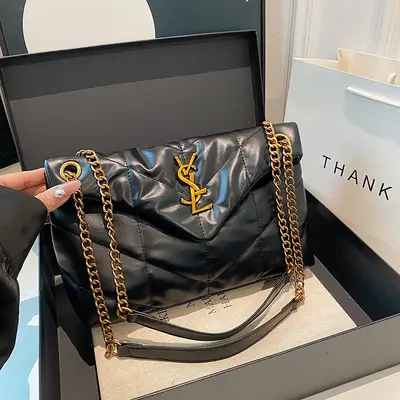 Women's Quilted Chain Single-Shoulder Crossbody Bag 2026