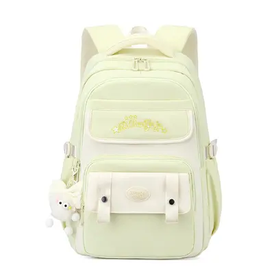 Preppy Style Backpack for Women, Lightweight Korean Design, Large Capacity - 9