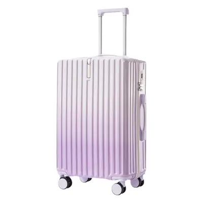 [Strictly Selected Factory] New Popular Gradient Suitcase, Super Beautiful Goddess Multifunctional Wheeled Suitcase 24 Inches