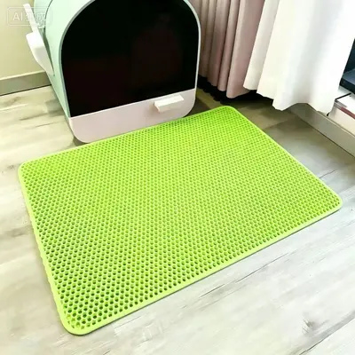 双层eva加厚猫砂垫防带出高效滤控砂垫防水防滑eva宠物猫垫子厂家 - 10