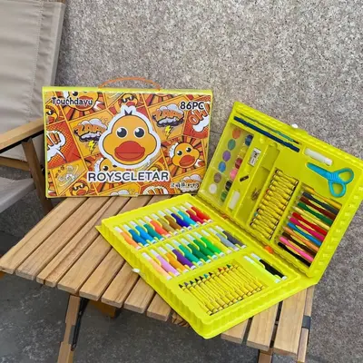 Gelbe Ente Buntstifte Geschenkset Kinder Aquarellstifte - 8