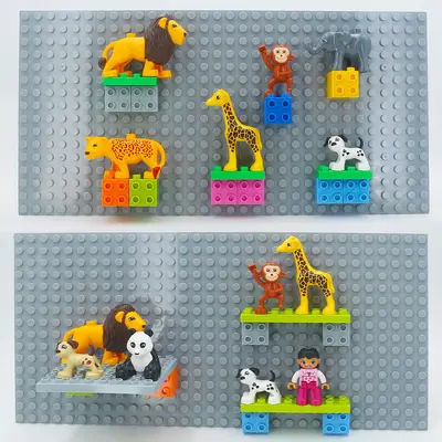 Großhandel kompatible LEGO Großsteinbausteine Spielzeug Grundbaublöcke Zubehör spezielle Formteile Bulkteile - 3