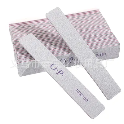 Double-Sided Nail File, Half-Moon Shaped Nail Buffer Tool - 11
