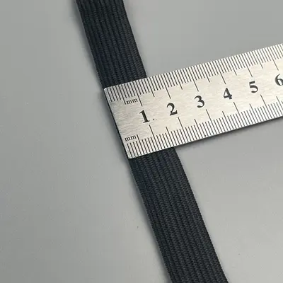 Elastikband 4 cm hohe Elastizität Schwarz Weiß Bekleidungszubehör - 7