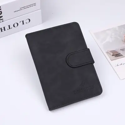 RFID Seyahat Pasaport Çantası Toka Anti-Manyetik Pasaport Koruma Kılıfı Çok Kartlı Kimlik Belgesi Saklama Koruma Kılıfı Belge Kartı Çantası - 7
