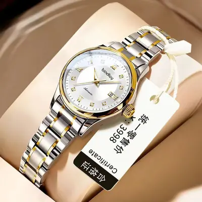 Damen Quarzuhr wasserdicht, modernes Design