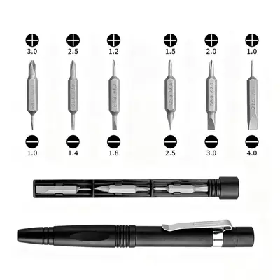 13-in-1 Cross-Border Best-Selling Precision Screwdriver Set Portable High-Hardness Multi-Function Pen-Style Screwdriver Tool