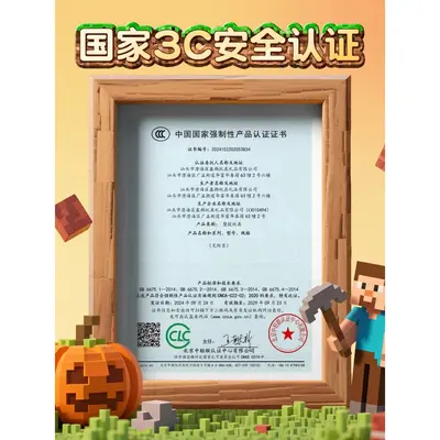 Minecraft Magnetbausteine komplettes Set mit Originalfiguren - 4