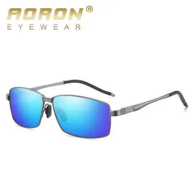Men's Polarized Sunglasses, Metal Frame, UV400 Photochromic Driving Glasses A770 - 4