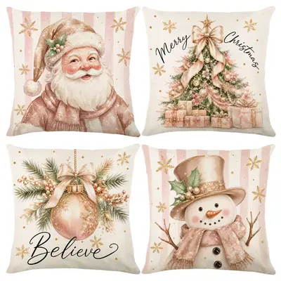 Doldurulmamış, sınır ötesi, lüks Noel yastık kılıfı, polyester başucu minderi, Amazon yeni ürün, kanepe minderi toptan satış - 9