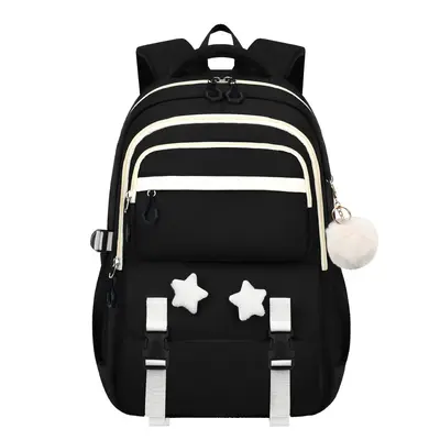 Waterproof Girls' School Backpack Set of 3, Large Capacity - 13