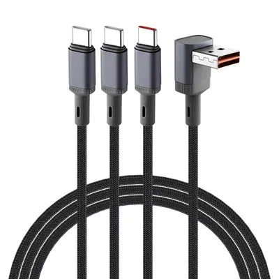 3-in-1 Ultra-Schnellladekabel mit mehreren Anschlüssen