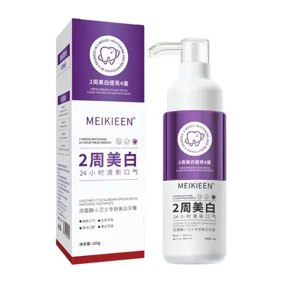 MEIKIEEN Lysozyme Whitening Toothpaste, Removes Yellow Stains - 6