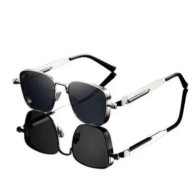 Retro Punk Heavy Metal Sunglasses, UV Protection for Driving - 6