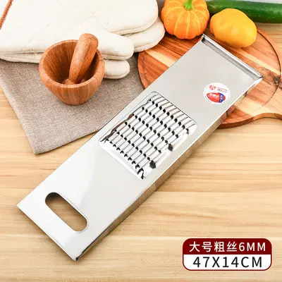 Salatalık, patates rendesi, sebze soyacağı, evde kullanılan turp rendesi parçalamak için paslanmaz çelik rende. - 8